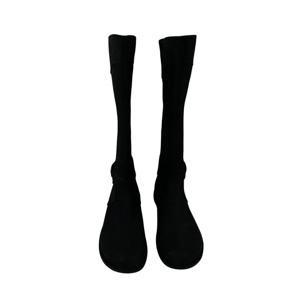 Merrell Womens Knee High Boots Black Size 8 Buckle Side Zipper Riding Western - Picture 3 of 8